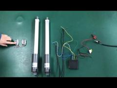 12V 20A IP66 Remote Control 2 Linear Actuators Moving In Individual Controller