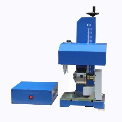 China Metal Materials ZIXU Pneumatic Metal Rotary Dot Peen Pin Stamping Engraving Marking Machine For Pipe Tube for sale