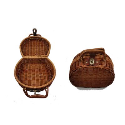 China Modern Country Style Picknickmand Gifts Woven Fruit Rattan Picnic Basket for sale