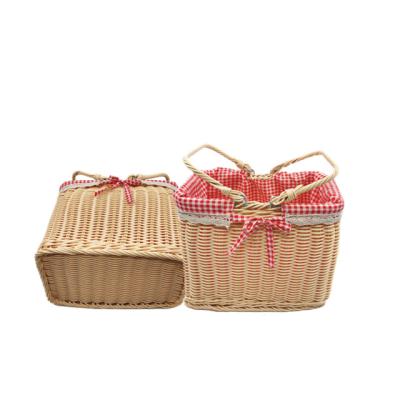 China Modern Newcomer Picknickmand Gift Baskets or Large Small Boxes Wicker Picnic Basket for sale