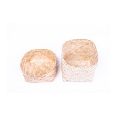 China Modern Natural Environmental Protection Style Obstkorb Baskets Plants Small For Gifts Woven Fruit Storage Basket for sale