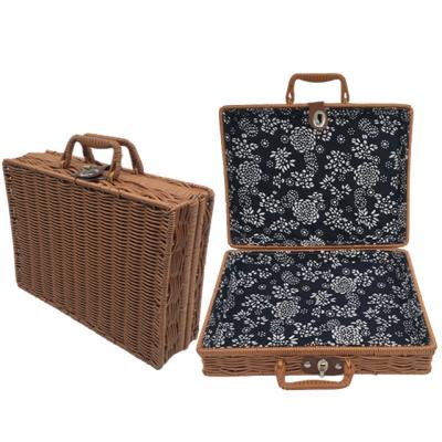 China Product Manager Tengfeng Size Imitation PP Plastic Resin China Custom Rattan Woven Storage Traditional Woven Basket for sale