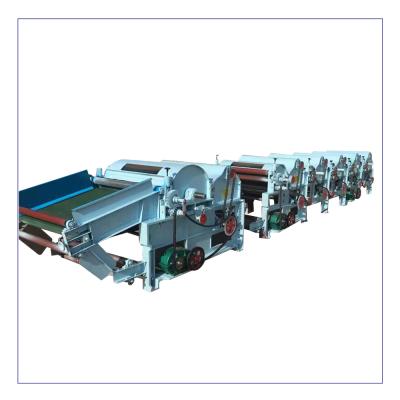 China textiles& Whole Textile Machine WEL Supply Card Machine Non Woven Polyester Fiber Recycling Machine Line for sale