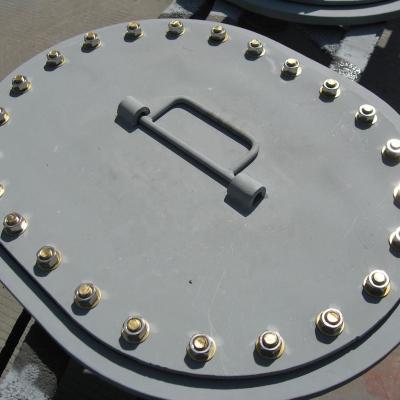 China Steel Marine Suppliers Or Customized Flush Multi-Bolt Oval Hatch Marine Hatch for sale