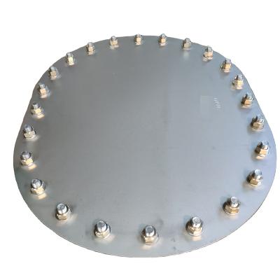 China Marine Stainless Steel Suppliers Lifted Multi-bolt Stainless Steel Oval Hatch for sale