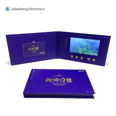 China Europe custom video brochure 2.4 4.3 5 7 10.1 inch lcd tft screen catalog for wedding invitation business card greeting marketing present for sale