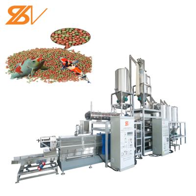 China China factory sale double screw extruder for aquatic feed production line floating fish feed factory make machine extruder for sale