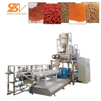 China Factory commercial 1-14MM mold dog feed processing machinery floating fish food extruder making machine for sale