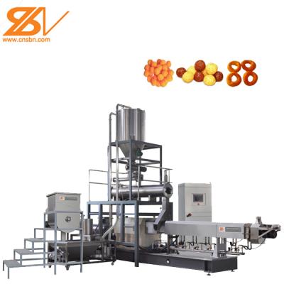 China Factory CE Certificate Automatic Industrial Extruded Corn Puff Snacks Making Machine for sale