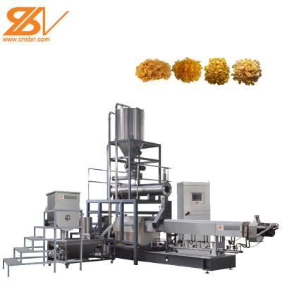 China Standard export oat flake production wooden case packing bulking making machine frosted oat flakes processing line for sale