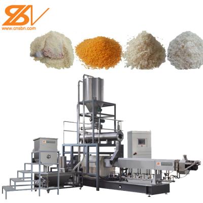 China Breadcrumb maker twin screw extruder panko bread crumbs machine process line for breadcrumbs production for sale