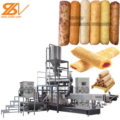 China Flour Mill 150kg/h -180kg/h Chocolate Core Filled Snack Making Machinery for sale