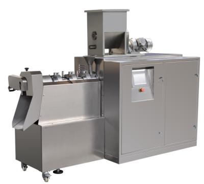 China School Time 5-15 kg/h Stainless Steel Pet Food Dog Cat Fish Feed Lab Twin Screw Plodder Machine for sale