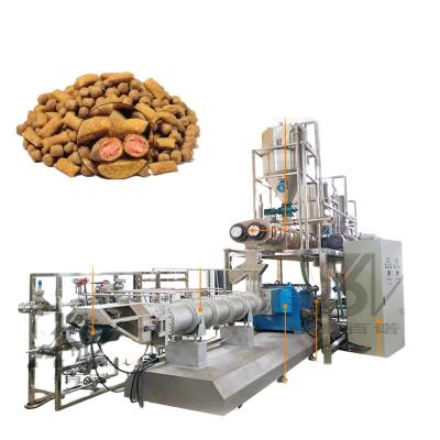 China Automatic Pet Food Making Machine Automatic Large Capacity 5 Tons Per Hour Cheap Chip Wet Pet Food Process Machine for sale