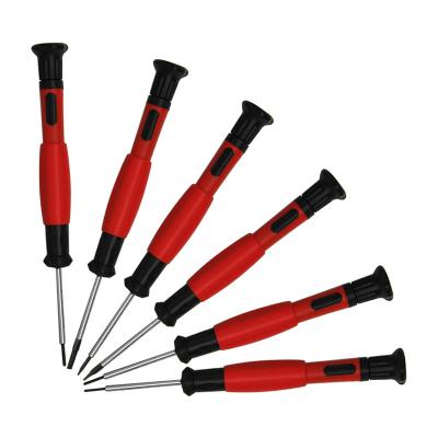 China ACETATE 6 Pieces Watch Maintenance Repair Mobile Phone Set Screwdriver Precision for sale