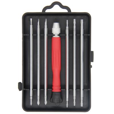 China 7Pcs Mobile Phone Precision Screwdriver Set PH00 PH0 PH1 T5-T15 Mini Screwdriver Phone Repair Tools Batch Exchange for sale