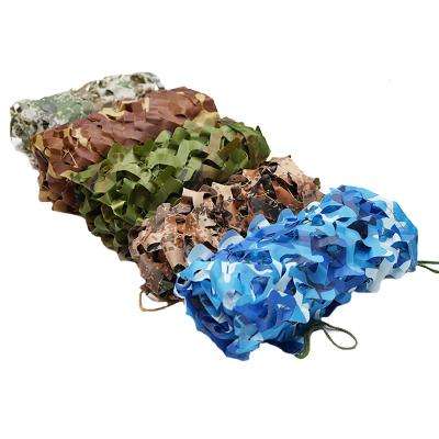 China 100% Polyester Theme Party Decorations Bulk Rolls Camouflage Net Camo Netting Tactical Training Usage Nylon Material Durable Mesh Structure for sale