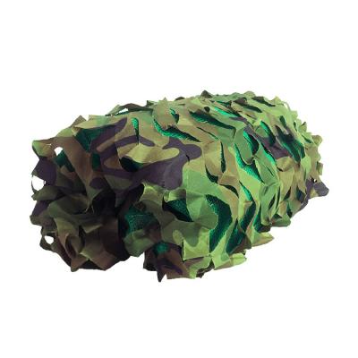 China 100% Polyester Outdoor Camping Sunshade Camo Net Camouflage Netting 150D Oxford Fabric Durable Structure For Hunting Shooting Blind OEM for sale