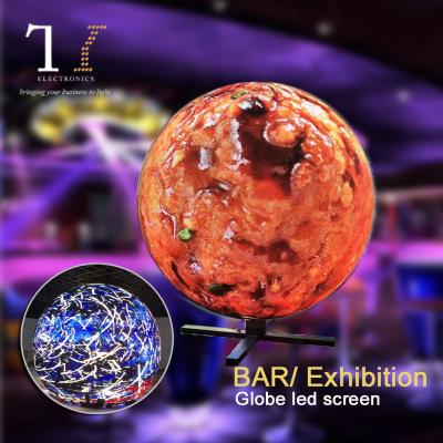 China Indoor Full Color Sphere / Globe TY New Indoor Design P2 P2.5 P4 P3 P4 Led Screen Ball for sale