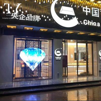 China INDOOR Indoor Full Color Glass Transparent Transparent LED Display Panels Led Strip Display Screen for sale