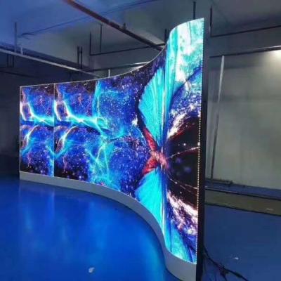 China Indoor HD LED Display Indoor Flexible Soft Led Panel High Resolution P2 256X128mm Soft Led Module Smd2121 for sale