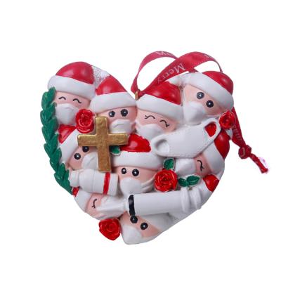 China Decorate 2021 Personalized Christmas Tree Factory Sale Christmas Ornament Directly Cute Santa Christmas Decorations for sale