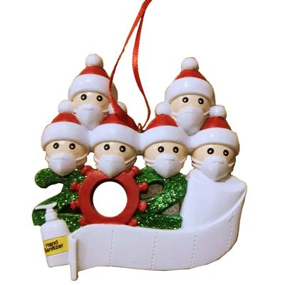 China 2020 Special Resin Merry Christmas Day Ideas Survivor Family Best Christmas Tree Decoration Ornaments for sale