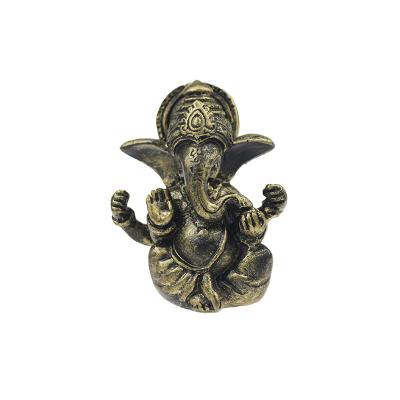 China India India Charming Small Ganesha Polyresin Bronze Statue For Home Decor Bronze Statue for sale