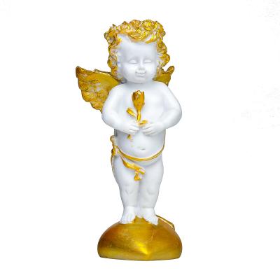 China Resin Western Religious Creative Crafts Sculpture Series Europe Angel Decor Decoration Home Gift for sale