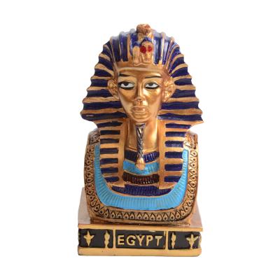 China Europe Resin Vintage Egyptian Pharaoh Statue Handmade Custom Wholesale Best Selling For Home Decor for sale