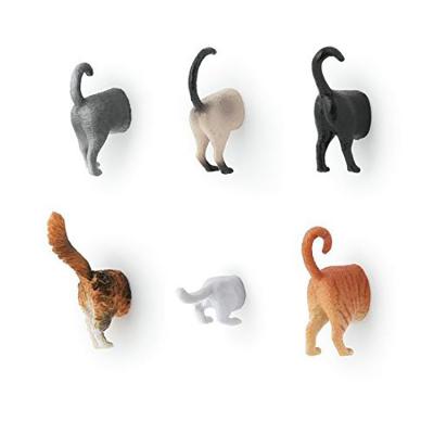 China Animal Fridge Magnet Half Cat Butt Resin Decor Personalized Animal Keepsake Gifts for sale