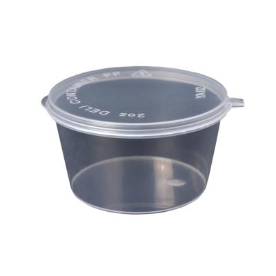 China Leakproof/Snack Bowl Sell Well New Type Plastic Sauce Cups With Lids Takeout Meal Prep Dish Food Containers for sale