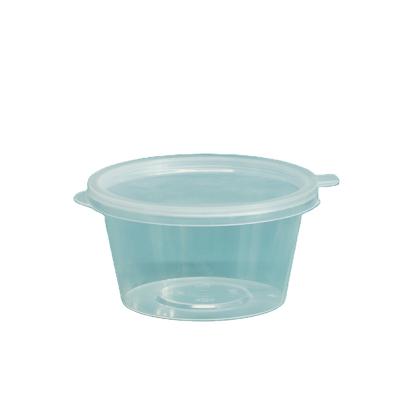 China Leakproof Reusable Storage Containers/Snack Bowl Factory Supply Portable Airtight Plastic Sauce Cups Food Boxes Cups for sale