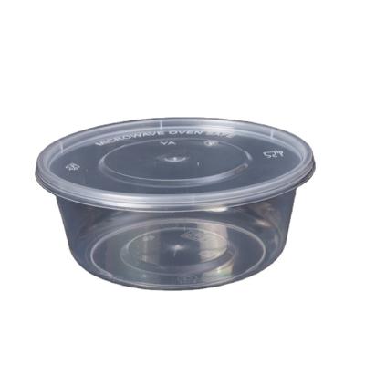 China With Flat Lids / 10oz Disposable Takeout Food Container Leakproof Eco Friendly Plastic for sale