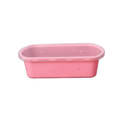 China Hot Selling High Quality Leakproof Takeaway/Snack Bowl Plastic Rectangular Container for Sushi for sale