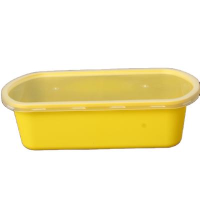 China High Quality Leakproof Airtight Takeaway Plastic Rectangular Container/Snack Container Hot Selling Food Bowl for sale