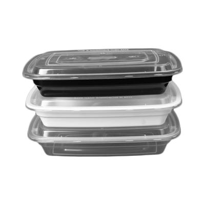 China Food Storage Container 620ml Bpa Microwave Bpa Meal Lunch Box 1 Compartment Safe Free Airtight Prep Container Plastic Food Storage Container for sale