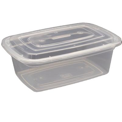 China 47oz/1400ml Kitchen Tight Food Container Microwavable Disposable Plastic Lunch Box Air Storage Box for sale