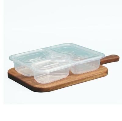 China Best Selling Disposable Plastic Portable Microwave Food Containers Grain Storage Container Box for sale