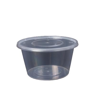 China Reusable Food Bowls Wholesale Round High Quality Disposable Food Takeout Container for sale