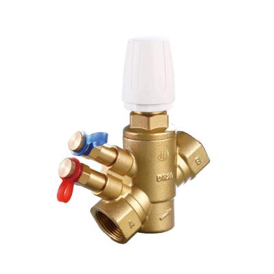 China Modern Automatic Dynamic Brass Balance Valve With CE Certificate for sale