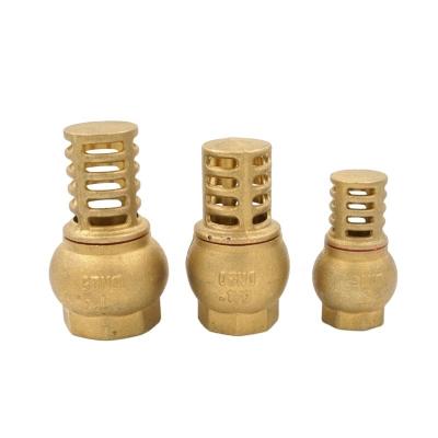 China General Forged Brass Foot Check Valve For Water Pump for sale