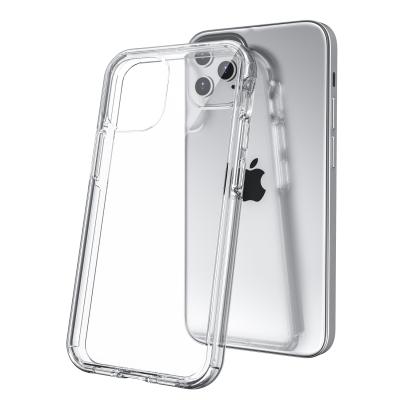 China Anti-drop TPU Crystal Clear PC For iPhone 12/12Pro Phone Case For iPhone 12ProMax 12mini Shockproof Back Transparent Cover for sale