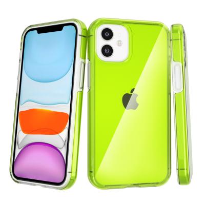 China Clear Hybrid 360 Protective Shockproof Phone PC TPU Case For iPhone 12 12Pro 12ProMax 12mini Shockproof Back Cover for sale