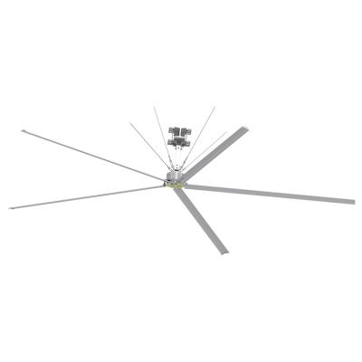 China Hotels 24ft Large HVLS Fans Brushless Industrial Ceiling Type For Factory for sale