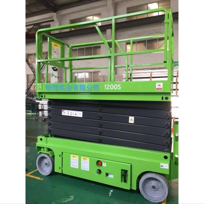 China Widely Guangdong QX Electric Hydraulic Powered Self Propelled Scissor Lift For Warehouse for sale