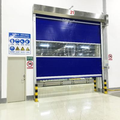 China PVC Folding Industrial High Speed ​​Door for sale