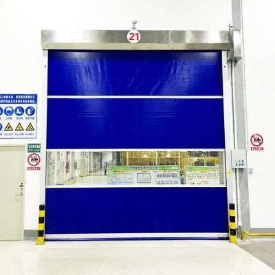 China Waterproof PVC Automatic Speed ​​Door Plastic Industrial Fast Rolling Shutter Door For Clean Room for sale