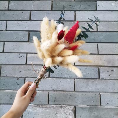 China Wholesale fresh style dry flower bouquet home decoration decoration new 2022 Valentine's Day gift preserved flower bouquet for decoration for sale