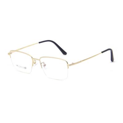 China 15 Years Experience 2020 Wholesale Titanium Eyeglasses Rectangle Retro Eyeglasses Optical Eyeglasses Light Up Titanium Eyewear Comfortable Optical Eyeglass for sale